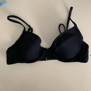 Two black bikini top both worn once